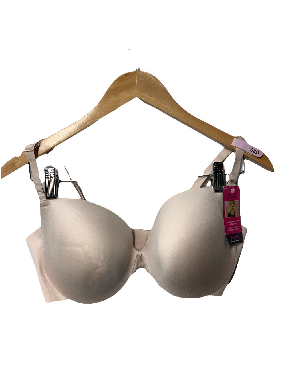 Maidenform DM9907 Women's Push-up Bra Comfortable Underwire Bras Smoothing 38D